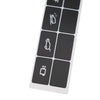 Car Model Repair Button Sticker