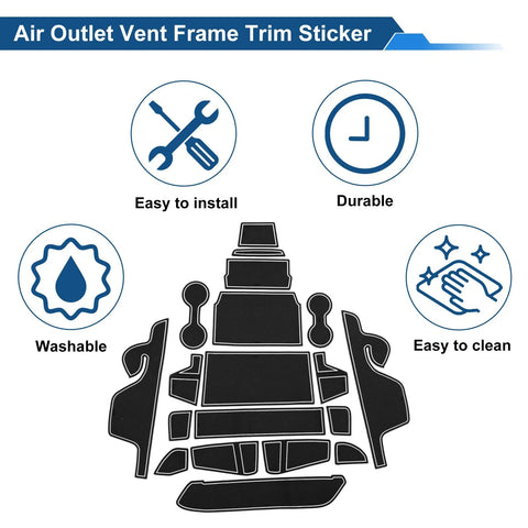 Ford Ranger 19 Pcs PVC Non-Slip Mat (2023-2025)