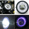 Retro Motorcycle High Power 7" LED Headlight + Mesh Cover + Bracket