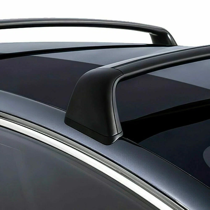 Tesla Model 3 4x Black Roof Rack Cover Rail End Shells (2017–2023)
