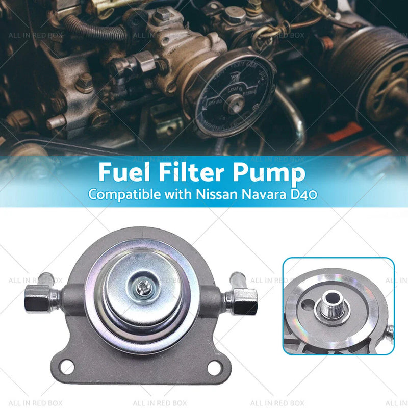 Nissan Navara D40 Diesel Fuel Filter Primer Pump 10mm (2006 - )