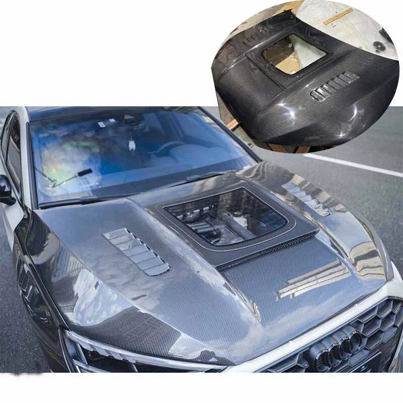 Audi A3 S3 RS3 2021-2025 Real Carbon Fiber Bonnet Engine Hood Panel Cover
