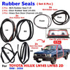 Weatherstrip Rubber Seal Complete Set 6 Fits Toyota Hilux Tiger LN145 2D 1998-04