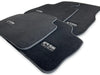 BMW X3 E83 Black with M Emblem (2004-2010) - 2 x LHD Clips Floor Mats