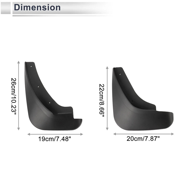 Mazda 3 1.6 Hatchback Mud Flaps Splash Guards (2006-2011)