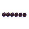 Motorcycle Bike 6pcs M8x10mm Titanium Torx Head Flange Bolts
