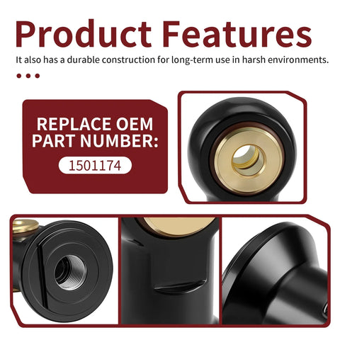 Polaris RZR XP Turbo EPS 2 x Pair Rear Shock Eyelet Assembly (2016–2018)