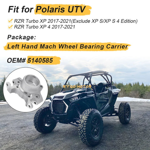Polaris RZR XP Turbo Left Hand Mach Wheel Bearing Carrier (2017–2021)