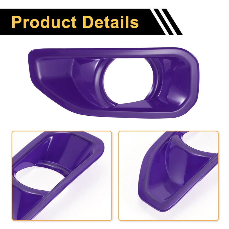 Jeep Wrangler JL Gladiator (2018-2023) - 2 x Purple Fog Light Grills