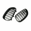 BMW E60 E61 M5 5 Series Front Kidney Twin Fins Grilles (2003-2010)