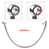 Bike 60cm DOT Motorcycle Braided Steel Brake Clutch Oil Hose Line Pipe