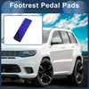Jeep Grand Cherokee (2022-2025) Blue Aluminum Footrest Pedal Cover 1 Pcs