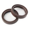 Motorcycle Brown Front Fork Damper Shock Absorber Oil Seal