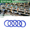 Oil Seal Rotary Shaft Seal TPU 60x70x10mm High Pressure Blue 5 Pcs