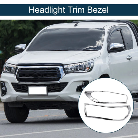 Toyota HILUX REVO Car Front Headlight Trim Bezel (2015–2017)
