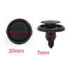 Honda, Mitsubishi 100 Pcs Mudguard Bumper Push-Type Clip Retainers