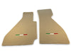 Ferrari 328 GTB (1985-1989) - Tailored Carpets with Emblem Beige Floor Mats