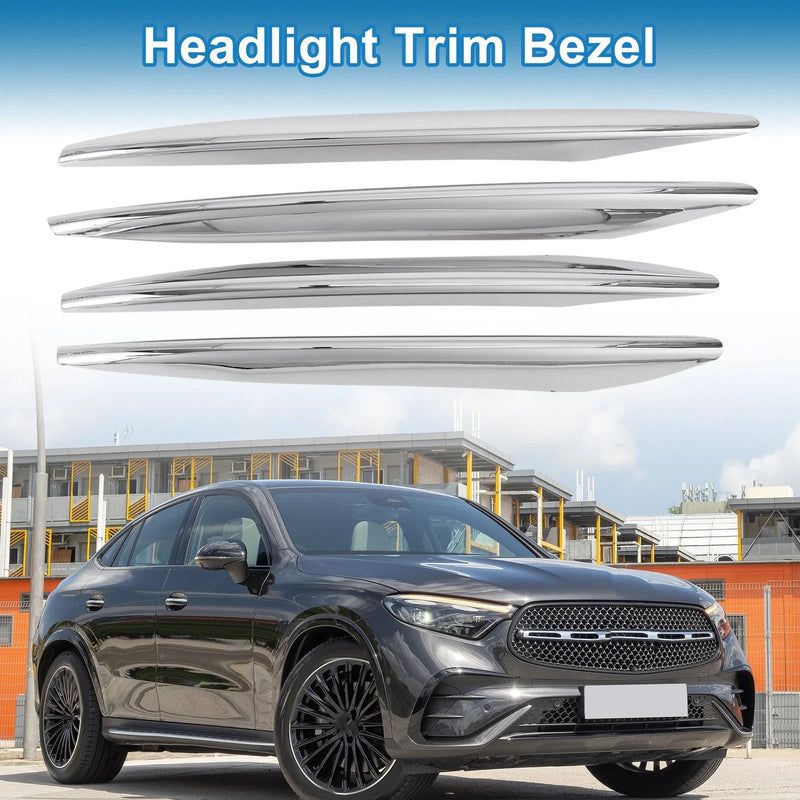 Mercedes-Benz GLC Class 4 Pcs Headlight Trim Bezel (2016-2023)