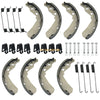 Kawasaki Mule 600 / 610 KAF400 Brake Shoes Kit Front & Rear (2005–2016)