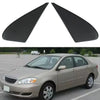 Corolla 2 x Black Mirror Corner Fender Trim Cover (2008–2013)