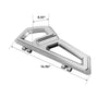 Harley Street Glide Chrome Driver Floorboards (2014-2024)