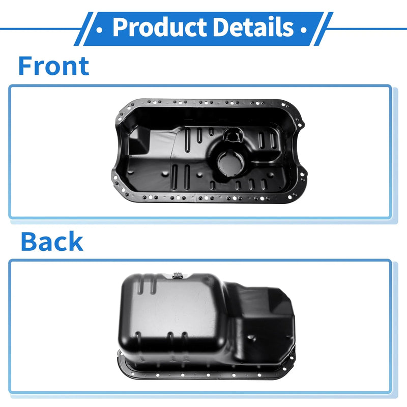 Honda Civic (2001-2005) - 1 x Iron Black Engine Oil Pan