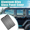 Jeep Wrangler JK Rear Door Window Glass Decals Covers (2007-2017)
