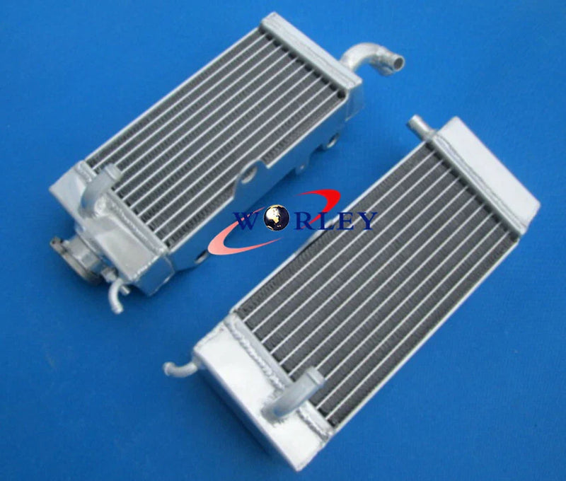 Yamaha YZ250 WR250 Aluminum Radiator + Blue Hose (1992-1993)