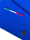 Ferrari 599 Coupe Tailored Carpets Italy Edition Blue Floor Mats (2006-2012)