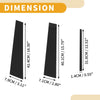 Lexus CT200 CT200h 2011-2012 Black 6 Pcs Door Pillar Window Trim
