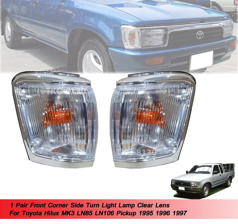 Toyota Hilux MK3 LN85 Clear Front Corner Light Lens (1995-1997)