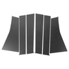 Mitsubishi Pajero 6 Pcs Door Pillar Window Trim Carbon Fiber (2007-2021)