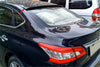 Nissan Sentra 2013-2019 Glossy Black 4-Door Rear Roof Spoiler Wing