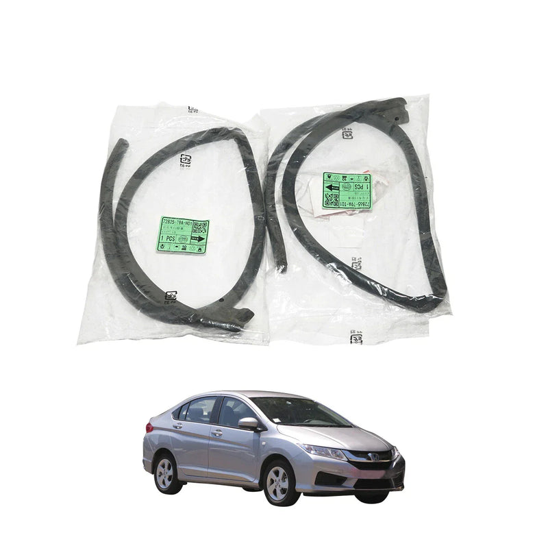 Honda City Sedan 2014-2020 Rear Door Center Weatherstrip Set