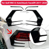 Golf MK7.5 Hatchback Black Rear Taillight Cover Trim (2017–2020)