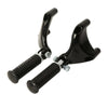 Harley Sportster 883 1200 Black Rear Passenger Footpeg Mount Clamp (04-13)