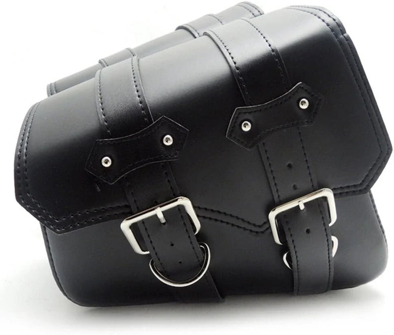 Harley Sportster Saddle Bags  Softail PU Leather