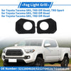 Toyota Tacoma Front Bumper Fog Light Cover Black ABS