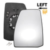 Ford Tourneo Left Side White Mirror Glass w/ Back Convex Heated (2012-2022)