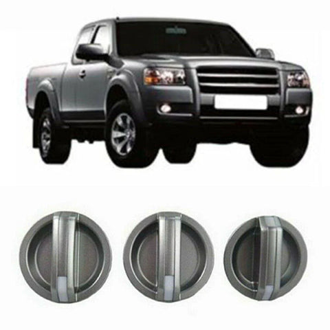 Ford Ranger PJ / PK, Mazda BT-50 3Pcs Heater Fan Control Knobs (2006-2011)
