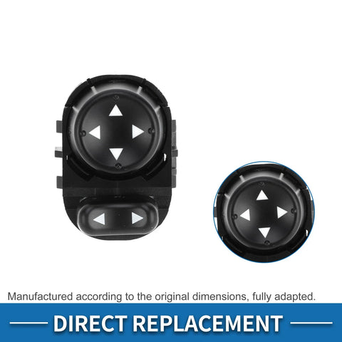 Chevrolet HHR Impala Monte Carlo Car Mirror Switch Plastic Black