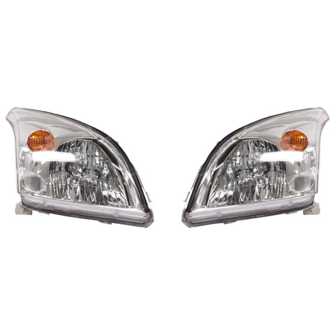Toyota Landcruiser Prado 120 Series 2 x Chrome HeadLights (2002–2009)