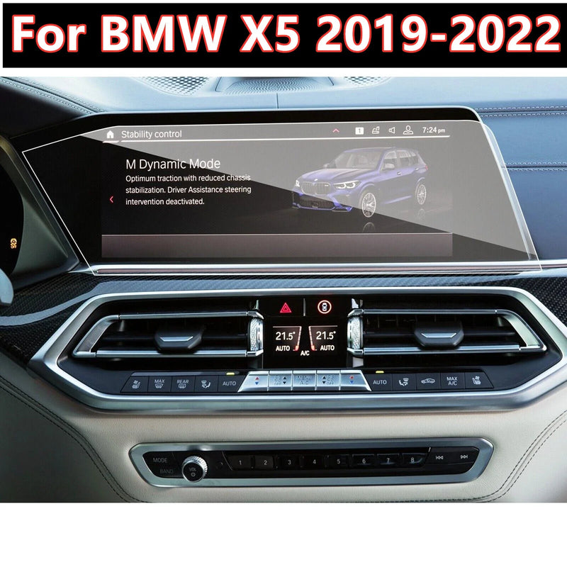 BMW X5 Navigation / 12.3" / Touchscreen Glass Protector (2019–2022)