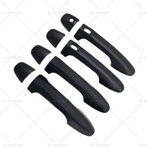 Toyota Hilux 4 x Matte Black Door Handle Covers (2015-2021)
