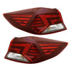 Hyundai Elantra Outer Tail Light Rear Brake Lamp Set (2019-2020)