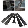 Audi A6 6 x Exterior Door Window B Pillar Post Cover Trim (2012-2018)