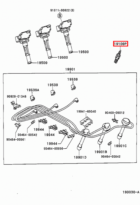 Toyota LandCruiser 105 Series FZJ 1FZ 4.5 Petrol Spark