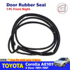Door Rubber Weatherstrip FrontRight Fit Toyota Corolla AE101 EE100 1991-97 4Door