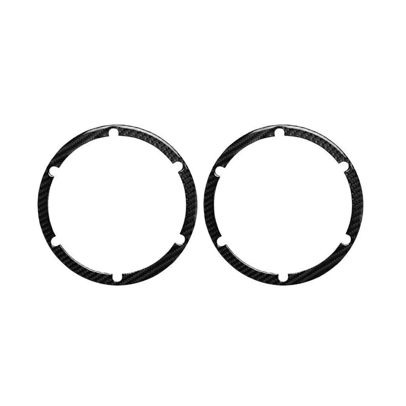 Nissan 350Z 2 x Carbon Fiber Rear Audio Speaker Trim Covers (2003-2009)