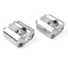 Dirt Pit Bike ATV 7/8 to 1-1/8 Handlebar Fat Bar Mount Clamps Risers